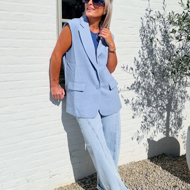Core blazer light blue