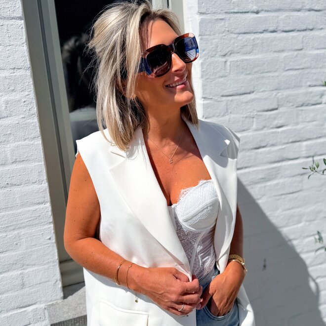 Bustier top white