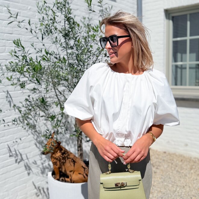 Loren top white