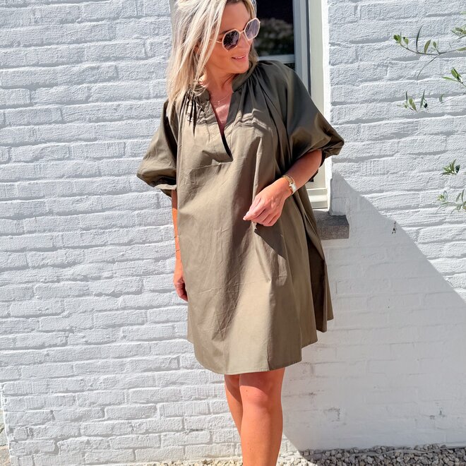 The cloud dress khaki