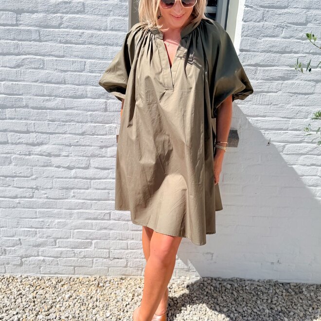 The cloud dress khaki