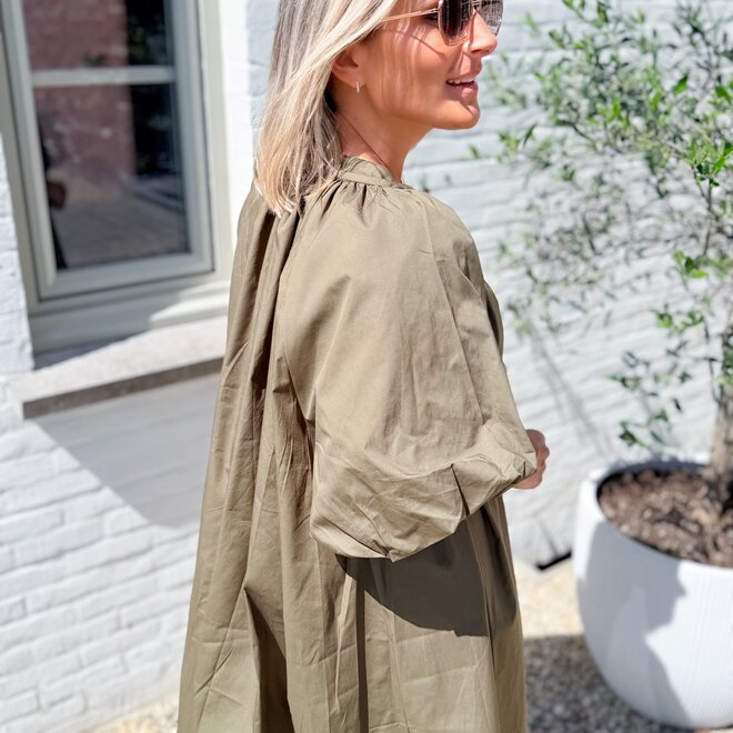The cloud dress khaki