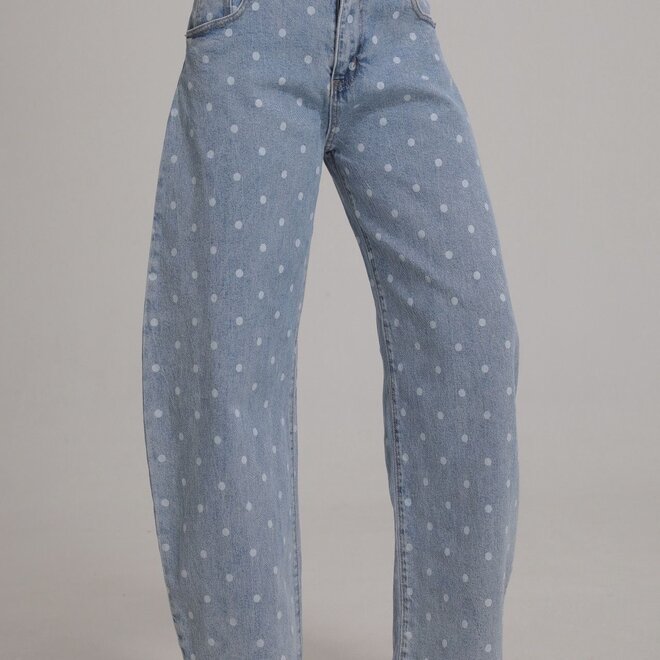 Pixel baggy denim