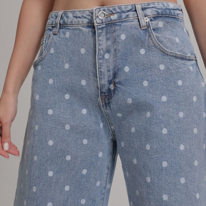 Pixel baggy denim