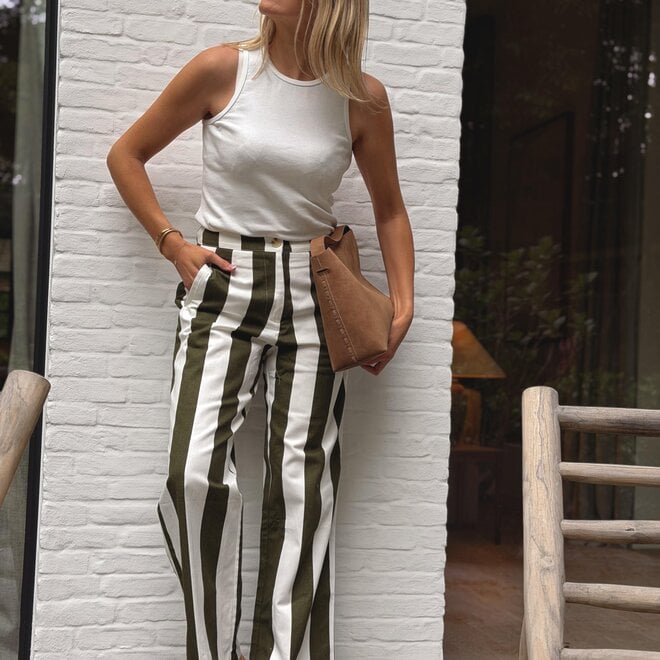 Holiday Line Pants Green
