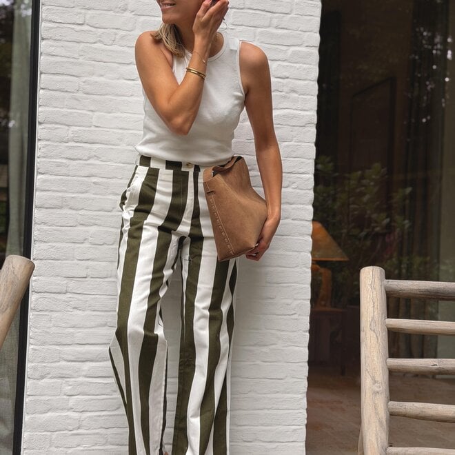 Holiday Line Pants Green