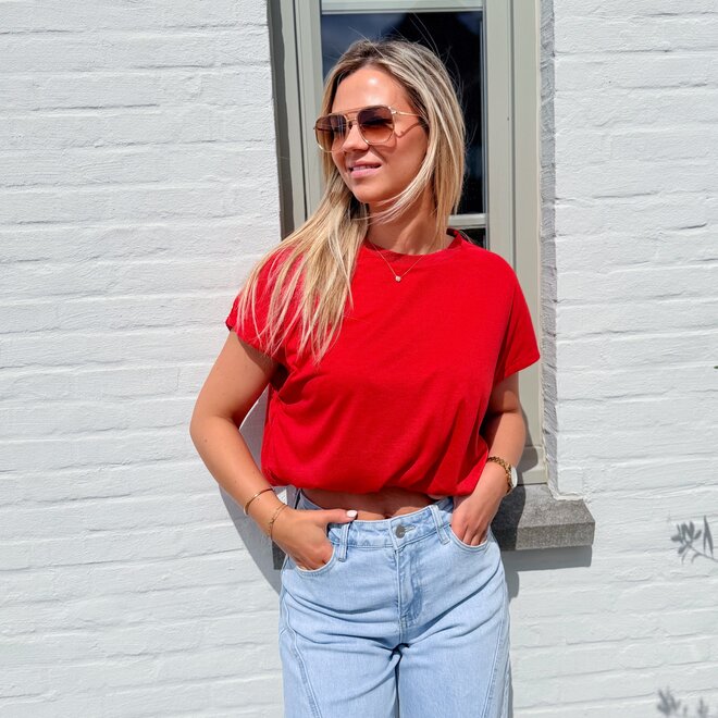 Nova top red