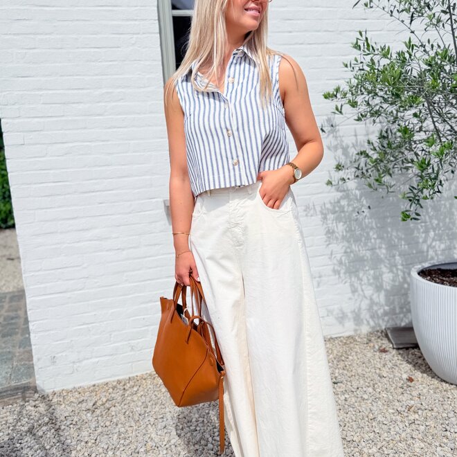 Volume trouser beige