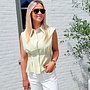 Contour sleeveless hemdje mint