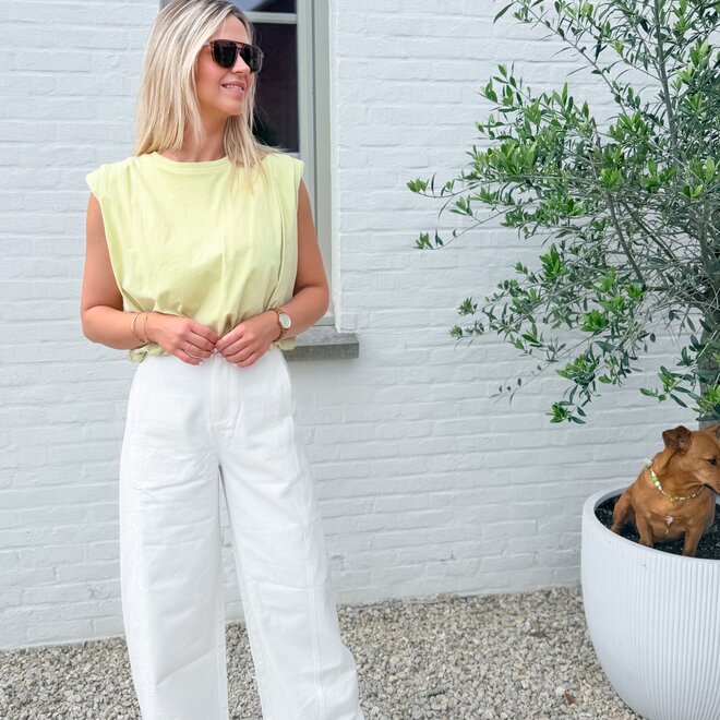 Form flow pants ecru