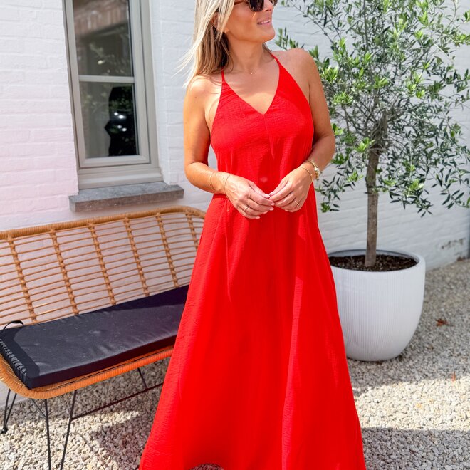 Etherial dress red