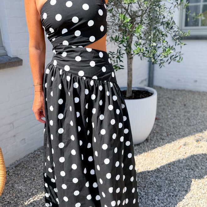 Dotty flow dress