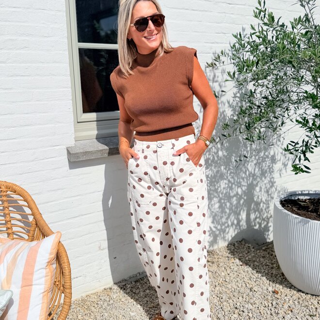 Essentia top light brown