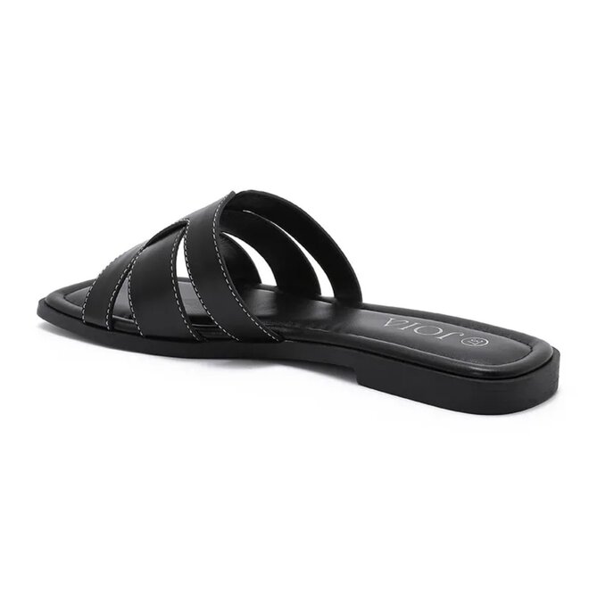 Black slippers