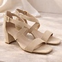 Elara heels beige