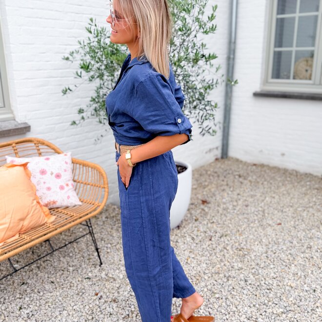 The linen barrel Blue