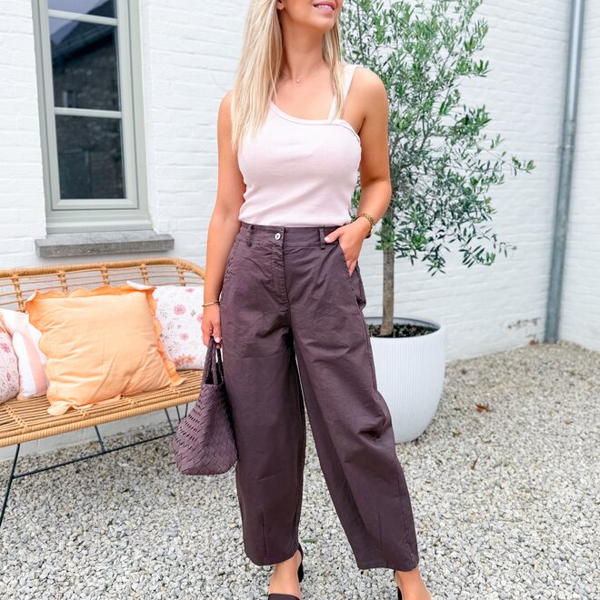Cotton barrel brown