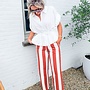 Holiday line pants terracota