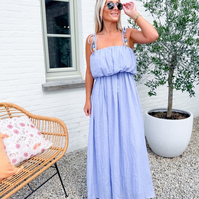 Bonbon dress blue