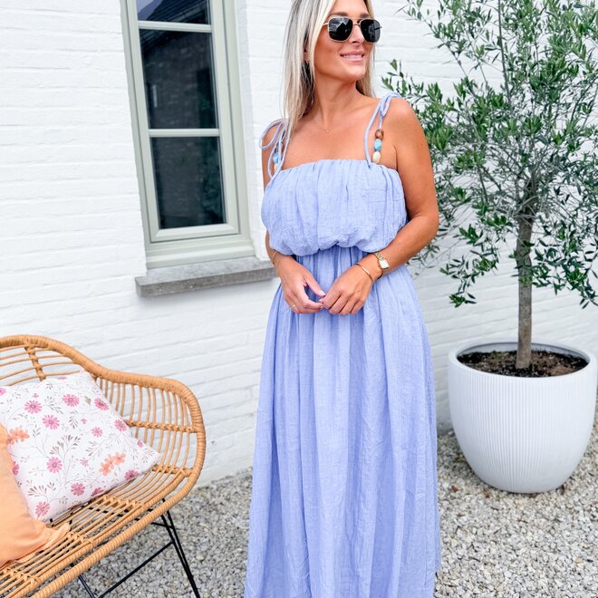 Bonbon dress blue
