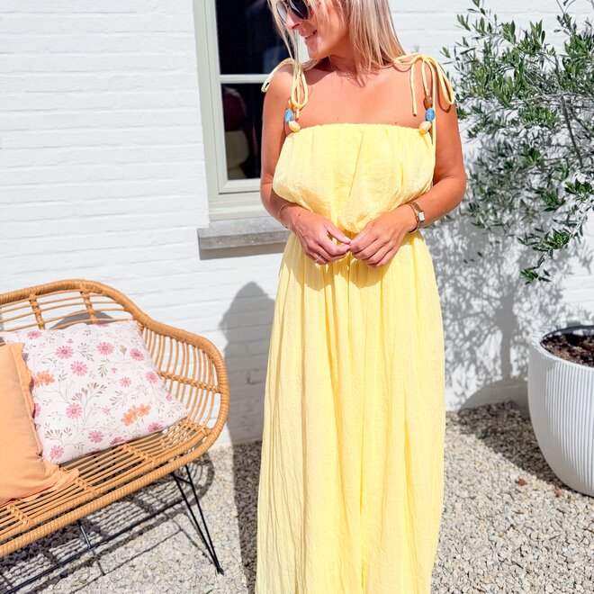 Bonbon dress yellow