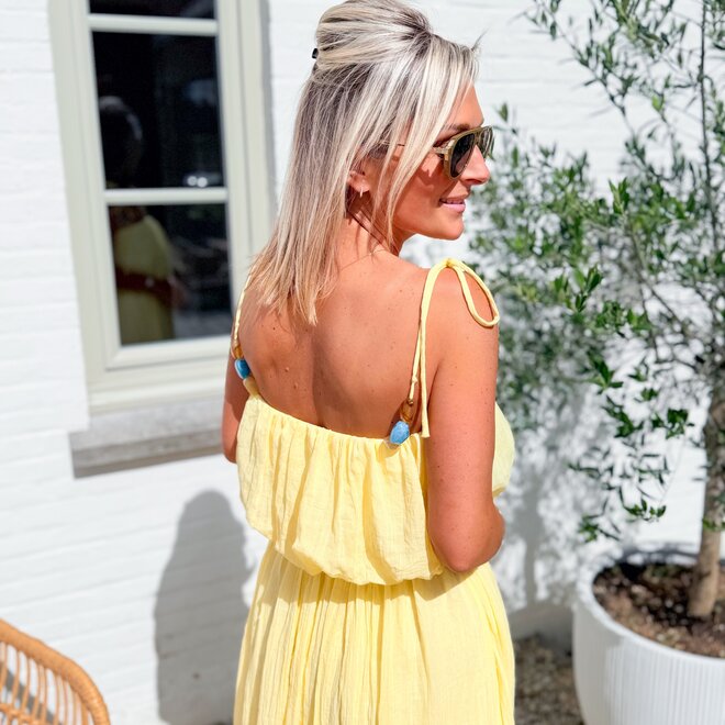 Bonbon dress yellow