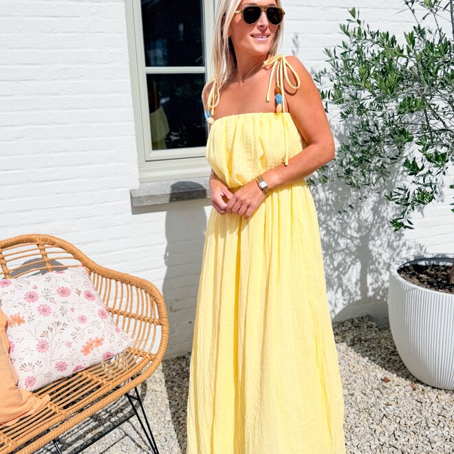 Bonbon dress yellow