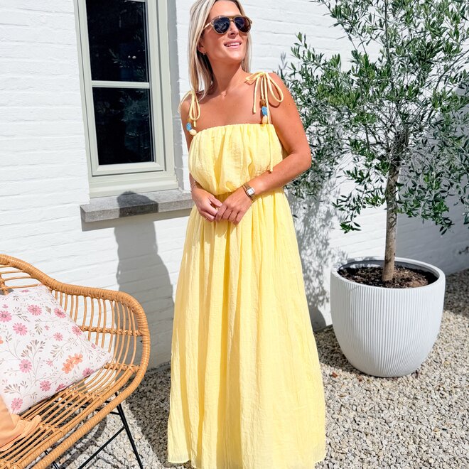 Bonbon dress yellow