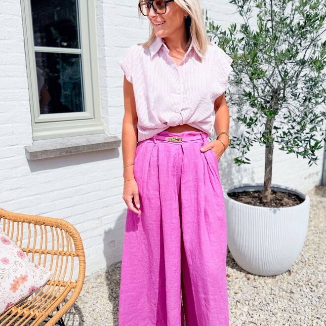 Walk on the beach Pants Pink