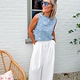 Walk on the beach Pants White