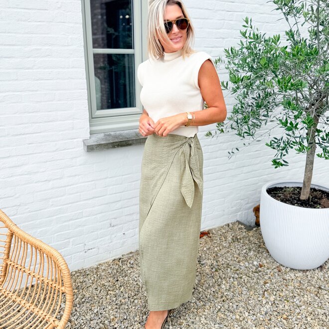 Heaven skirt mosgroen