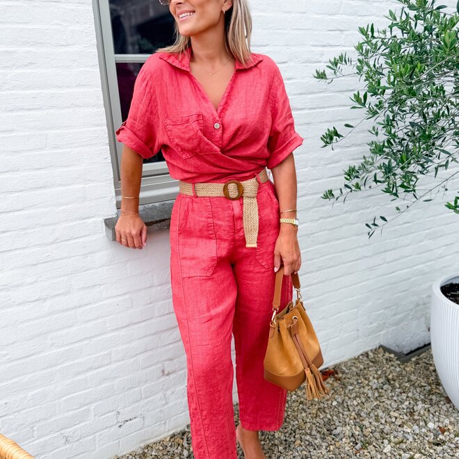 The linen barrel Red
