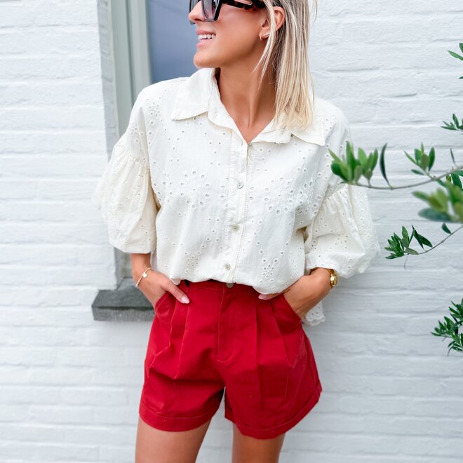 Boho blouse Cream