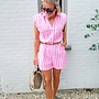 Meet me by the ocean playsuit pink