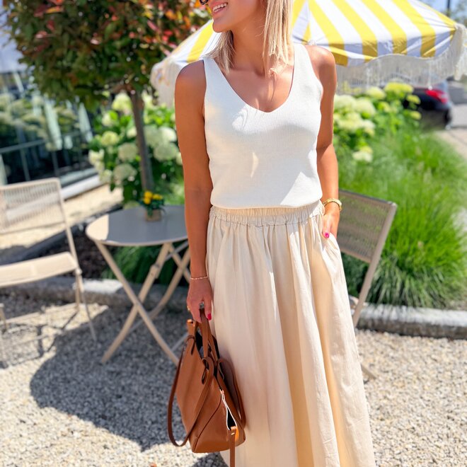 Mykonos Skirt Beige