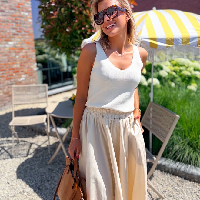 Mykonos Skirt Beige