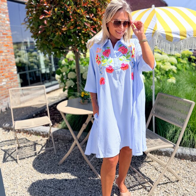 Floral Blue dress