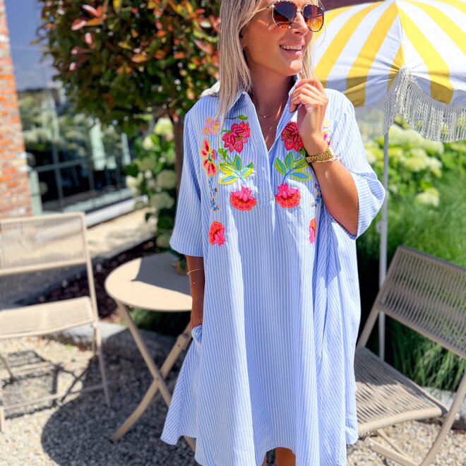 Floral Blue dress