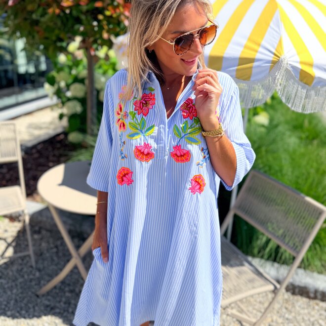 Floral Blue dress