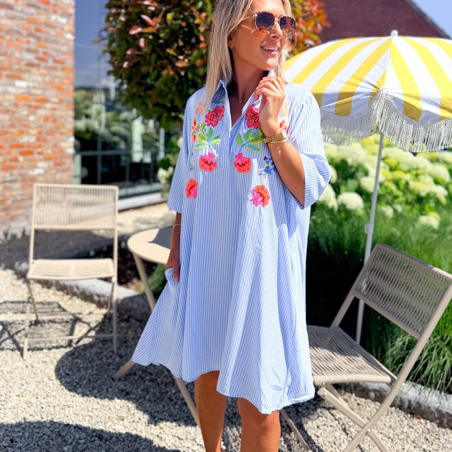 Floral Blue dress