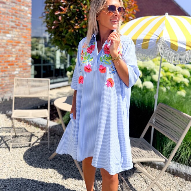 Floral Blue dress
