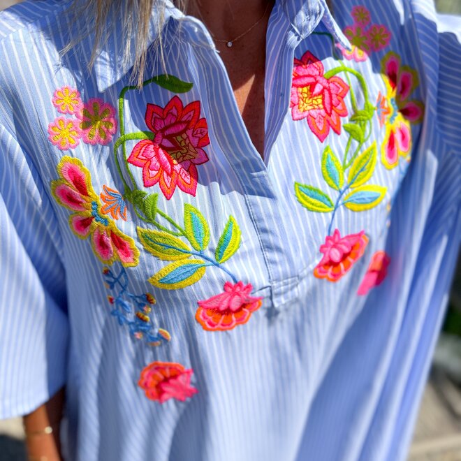 Floral Blue dress