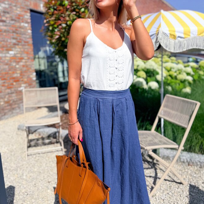 Moving skirt navy