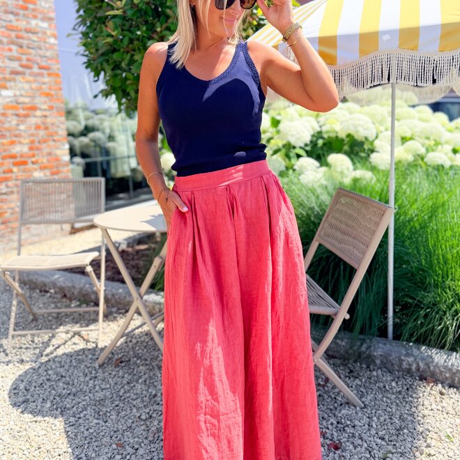 Lily top navy