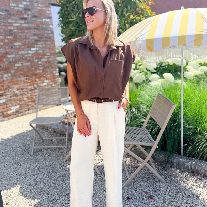 Ivory Elegance Pants