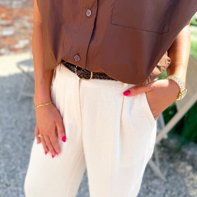 Ivory Elegance Pants