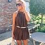 Stella playsuit brown