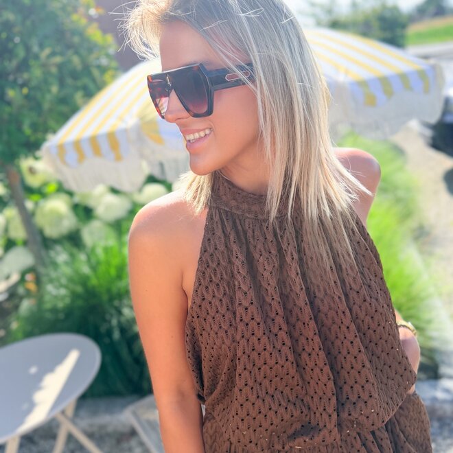 Stella playsuit brown