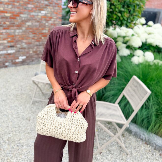 Mozef blouse brown