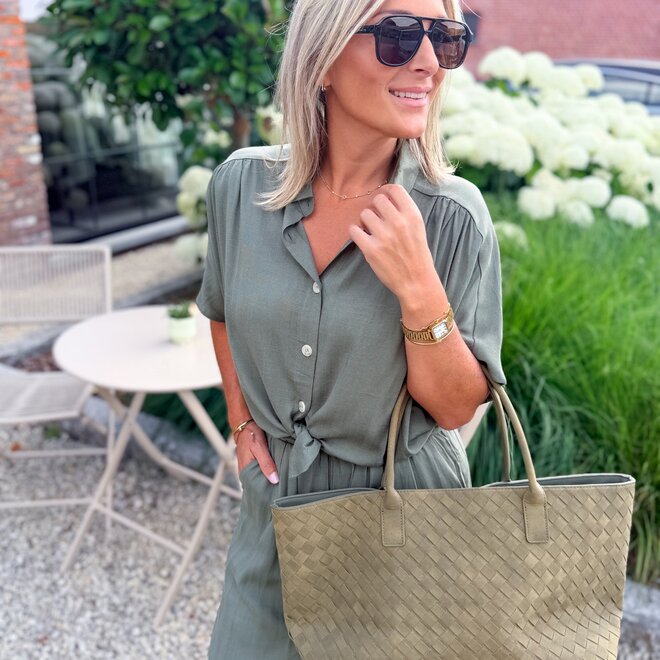 Mozef blouse khaki
